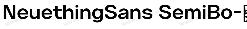 NeuethingSans SemiBo字体转换 NeuethingSans SemiBo字体转换